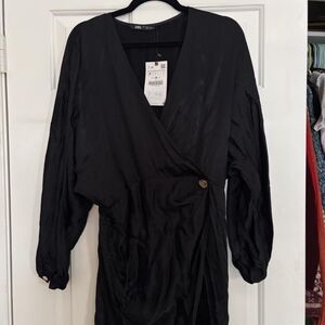 Zara Black Midi Dress